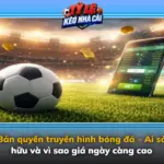Ban Quyen Truyen Hinh Bong Da Ai So Huu Va Vi Sao Gia Ngay Cang Cao Img