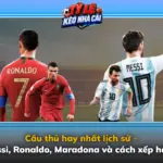 Cau Thu Hay Nhat Lich Su Messi Ronaldo Maradona Va Cach Xep Hang Img