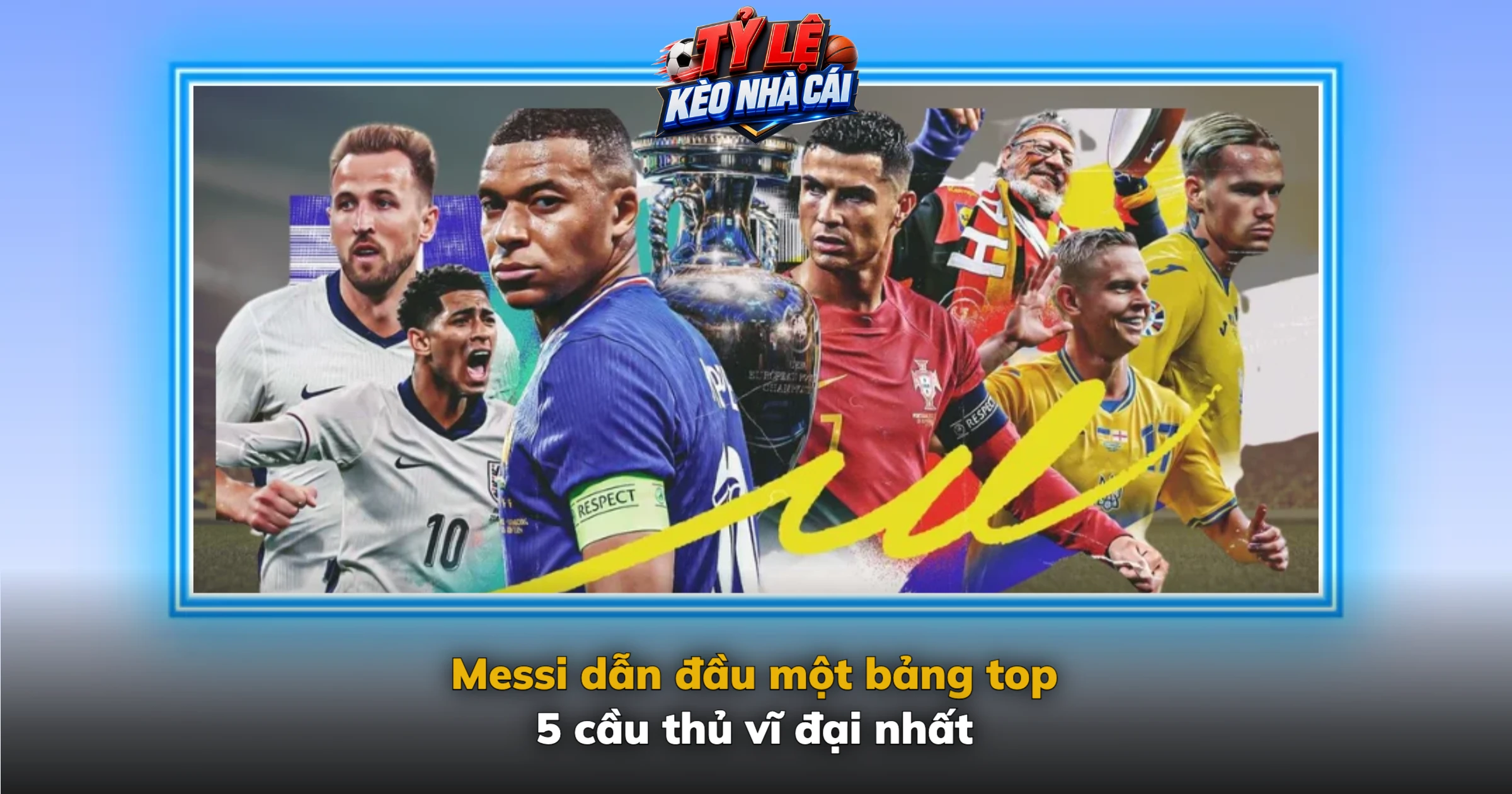 Messi dẫn đầu một bảng top 5 cầu thủ vĩ đại nhất